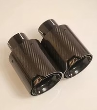 2x Carbon Fibre Exhaust Tips