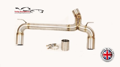 Stainless exhaust backbox - stainless,